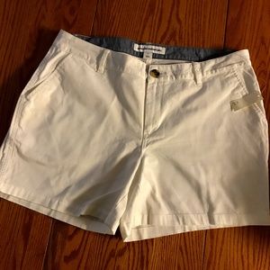 Women’s White Chino Shorts